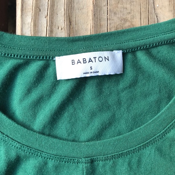 Aritzia Babylon wrap top - green small - Picture 3 of 5